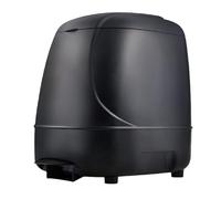 Fish Food Feeder, Large Capacity 10L, Timed Feeding, 120° Uniform Spraying, Waterproof, Rat-proof, Energy-saving Design