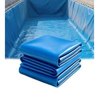 Fish Friendly Blue Pond Liner, Custom Shaped Waterproof Underlay Membrane, Flexible Pond Lining for Home Garden Koi Pool, Streambed & Water Storage(10x12m(32.8x39.3ft))