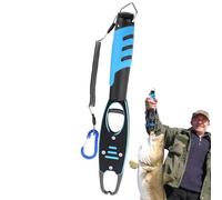 Fish Grabber - 360 Degree Rotation Lip Gripper | Professional Fishing Hook Remover Tool | Heavy Duty Fish Grip and Weighing Device | Durable Catch Handling Tool for Sea River Lake Anglers