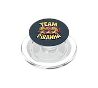 Fish Great Vivid Classic Swim Super Aquatic Happy Piranha PopSockets PopGrip for MagSafe