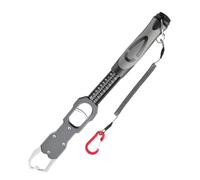 Fish Gripper Tool - 2-in-1 40lb Weighing Angling Lip Grabber With Scale | 360-degree Aluminum Alloy Non-Slip Fish Grabber | For Bass Trout Catfish Saltwater Beach Offshore Surf Boat Kayak Outdoor