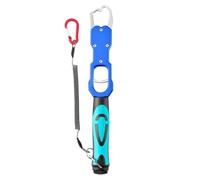 Fish Gripper Tool - 2-in-1 40lb Weighing Angling Lip Grabber with Scale | Non-Slip Fish Grabber for Saltwater Beach Offshore Surf Boat Kayak Outdoor Bass Trout Catfish