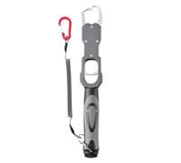 Fish Gripper Tool, 2-in-1 Lip Grabber, 40lb Weighing Scale, Non-Slip Angling Accessory, 1 Piece Pack, 28x7x5cm Size, for Bass Trout Catfish Saltwater Beach Surf Boat Kayak Outdoor Fishing Adventure