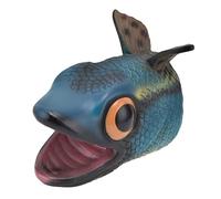 Fish Hand Puppet Toy Soft Lifelike Flexible Interactive Sea Animal Hand Puppet for Kids Parents Storytelling Playtime