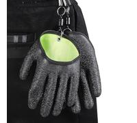 Fish Handling Gloves with Magnetic Clip | Anti-Thorn Waterproof Latex Gloves for Catching Catfish and Sea Fishing | Non-Slip Protective Gear for Men, Women, Dad, Boyfriend, Fishermen