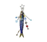 Fish Hanging Charm Multi Fantasy Fashion Decoration Party Jewelry Resin Texture Realistic Fish Lure Keychain for Friends and Fashion Lovers, フリーサイズ