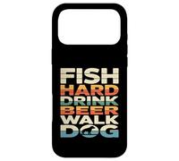 Fish Hard Drink Beer Walk Dog Funny Fishing Case for iPhone 17 Pro Max