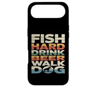 Fish Hard Drink Beer Walk Dog Funny Fishing Case for iPhone Air