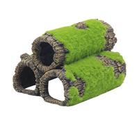 Fish Hide, Aquarium Hide, Moss Cave Decoration, Spacious Removable Realistic Shelter, Multi-Functional Breeding & Resting Spots, Ideal for Shrimp Betta Saltwater Freshwater Habitat