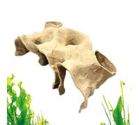 Fish Hideaway for Aquariums, Shrimp Tunnel House | Aquarium Decor for Shrimp and Fish | Goopy, Corduras, Small Cyclide, Reptile, Catfish, Cypress, Terrariums