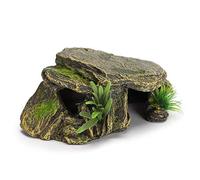 Fish Hiding Cave, Reptile Habitats Hiding Caves, Aquarium Fish Tank Amphibious Vivid Safe Shelters, for Aquarium Terrarium Decoration