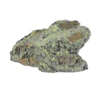 Fish Hiding Cave Resin Fadeless Vivid Aquarium Shelter Decoration, Reptile Rock Hide Cave with Natural Texture, for Turtle, Snake, Gecko and Aquatic Pets, Non - Sturdy Design (GS0927)