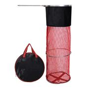 Fish Holder, Fish Basket, Fishing Net Bag Baskets, Fish Cage, Kayak Fishing Accessories, Foldable Net Fish Guard with Grounding Plug for Live Caught Fish