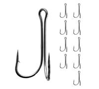 Fish Hook 10-Piece Anti-Escape High Carbon Steel Tackle