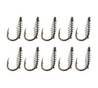 Fish Hook 20pcs Spring Hook Bait Artificial Fishing Tackle Outdoor Angling Hooks Fishing Bite for Tackle Accessories High-Carbon Steel Fish Hooks(12#)