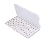 LIOOBO Waterproof Slim Fly Box Large Fishing Lure Storage Box Flies Case Clear Deep Slot Slit Foam Storage Box