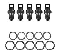 Fish Hook Keeper with Rubber Base for Rod | Fishing Lure Stabilizer Set, Dual Size Rubber Ring, Strong Magnet for Rod Compatibility Prevent Line Tangle
