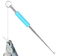 Fish Hook Remover,Stainless Steel Fast Decoupling Device - Rust-Resistant Dehooker for Catfish Trout Salmon Shark Freshwater Saltwater Lake River Kayak Fisherman Hunting