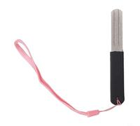 Fish Hook Sharpener Tool, Portable Metal Keychain Grinder for Hooks Scissors Nail Clippers, Wear-Resistant Outdoor Fishing Accessories for Camping Exploration Home(Black)