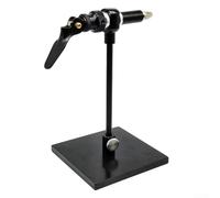 Fish Hook Tying Vise with 360 Degree Rotating Clamp, Steel Fly Tying Tool for Fishing Flies and Jigs, Easy Table Mount (C)