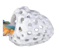Fish House, Small House Betta Porous | Fish Tank Ornaments, Aquarium Decorations, Shrimp Shelter, Aquarium Caves And Skins for Betta, Cichlid, Shrimp