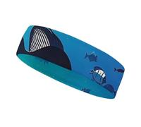 Fish Hover in The Sea Headbands for Women & Men Sports Headband, Fits All Head Sizes, Ultra Absorbent & Non-Slip Sweatband for Running, Yoga, Gym