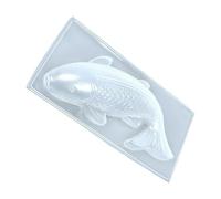 Fish Jelly Mold, Carp Mold, Carp Dessert Mould - Easy Release Mould Art Craft Tool for Rice Cake, Moon Cake, Chocolate, Ge