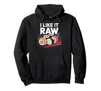 Fish Joke Japanese Sushi Rolls Pullover Hoodie