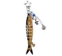 Fish Keyring, Funny Fishing Bait Keyring, Realistic Animal Collectible Ornament, Relaxation Gadgets and New Arrivals for Boys, Teens and Adults, One, Se référer au descriptif