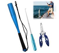 Fish killer, fishing accessories, fishing pliers, hook remover, dead striker fish killing pliers, split ring pliers, fishing accessories set, dead striker fishing pliers made of stainless steel, hook