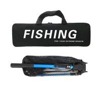 Fish Landing Net for the Aquarium - Foldable Equipment Made of Aluminium Alloy - Foldable Landing Net for Boyfriend Husband Father Thanksgiving Christmas Chinese Valentine's Day Boats Kayaks Canoes