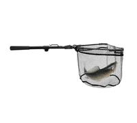 Fish Landing Net Telescopic Handle Large Catch Net Portable Fishing System for Bait Catfish Salmon Trout Perch Lovers