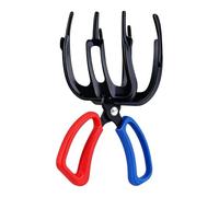 Fish Lip Grabber - Three Pronged Dirt Free Non Slip Fishing Control Device | Hand Lure Tongs Fish Catching Gripper For Bass Trout Catfish, Metal 20x13x12cm / 7.87x5.12x4.72 Inches 150g