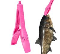 Fish Lip Gripper - 22.5cm Anti-slip Clamp Tool, ABS Lightweight Foldable Catch Control Device, Non-slip Jaw Holding Retractor Secure Handling | Angling Catch Tool for Bass Boat Saltwater Freshwate
