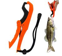 Fish Lip Gripper Saltwater - Floating Fishing Grabber With Lanyard for Men,Quick Release Caught Fish Mouth Hook Clamp, Kayak Accessories for Grandpa Father Uncle Friend Neighbor