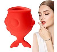 Fish Lip Plumper Tool - Silicone Suction Applicator, Cosmetic Lip Enhancement, Portable Beauty Gadget, Care Device | Plumping Device Supports Moisturized Soft Pout For Daily Makeup Routine