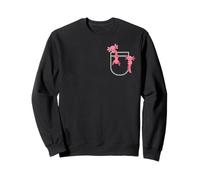 Fish Lizard Pocket of Axolotl Sea Salamander Axolotls Sweatshirt