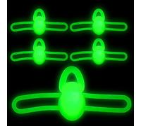 Fish Lure Keeper Set - 5 Pack Rod Holder, High Elastic Rubber Stopper, Compact Hook Storage Tool with Stretch Fit Mount System | Fishing Gear Accessory for Boat, Pier and Fly Angling Use