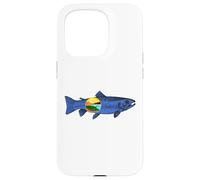 Fish Montana Flag Case for iPhone 15 Pro
