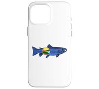 Fish Montana Flag Case for iPhone 16 Pro Max