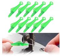 Fish Mouth Sewing Machine Needle Threader, 2024 Upgraded Automatic Needle Threader for Sewing Machine, Quick Sewing Machine Loop Sewing Machine Needle Threader Tool (10PCS)