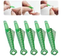 Fish Mouth Sewing Machine Needle Threader, Fish Type Needle Threader, Automatic Sewing Needle Threader Simple Needle Threader, Upgrade Quick Sewing Machine Loop Easy Needle Threaders Tool (5 Pcs)