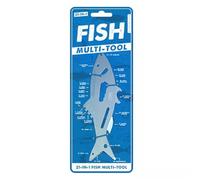 Fish Multi-Tool - 21-in-1 Pocket Gadget for Fishing, Camping & DIY | Compact Fisherman’s Multi-Tool with Wrenches, Screwdrivers, Saw & Bottle Opener | Novelty Gift for Men