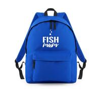 Fish Mum Ocean Sea Bubbles Backpack Rucksack 18L Bag - 42 x 31 x 21cm