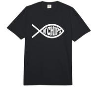 Fish N'Chips - Jesus Fish Comfort Colors Adult Heavyweight T-Shirt