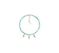 Fish Necklace For Women, Amazonite Bead Stainless Steel Pendants Freshwater Pearl Boho Beach Summer Ocean Jewelry Gift, XL, Stainless Steel, No Gemstone