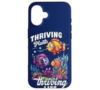 Fish Owner Thriving Plants Thriving Life Cute Fish Aquatic Case for iPhone 16