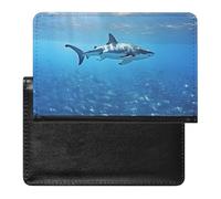 Fish Passport Cover Protector Rfid Blocking Passport Holder Id Card Holder Secure Travel Wallet Organizer for Passport Tickets Credit Cards, style, One Size