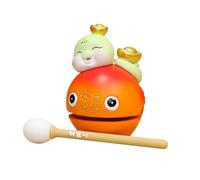 Fish Percussion Instrument - Traditional Zen Drum | Mokugyo New Year Snake Fish Temple Block Zen Meditation Percussion Instrument For -Desktop Ornament