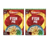 Fish Pie Recipe Mix Twin Pack - 2 x 26g - Creamy Herb Sauce Seasoning for Classic Fish Pie